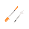 Jednorazowa strzykawka do insuliny z ustalonym, sterylnym, indywidualnym opakowaniem o pojemności 0,3 ml/0,5 ml/1 ml Certyfikat CE