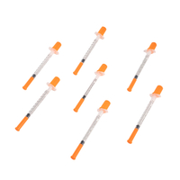 Jednorazowa strzykawka do insuliny z ustalonym, sterylnym, indywidualnym opakowaniem o pojemności 0,3 ml/0,5 ml/1 ml Certyfikat CE