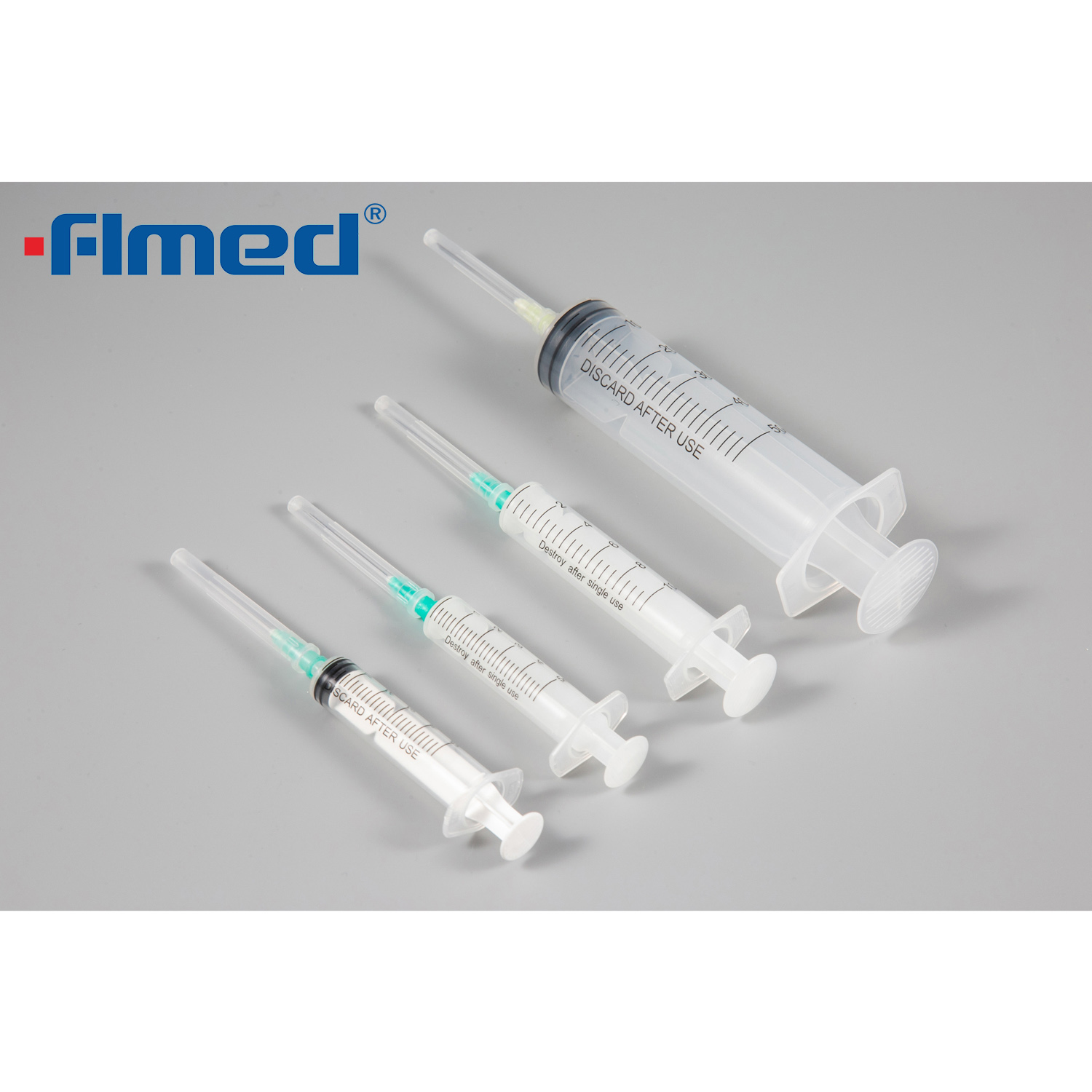 3-częściowe jednorazowe strzykawki medyczne z igły PE/Blister