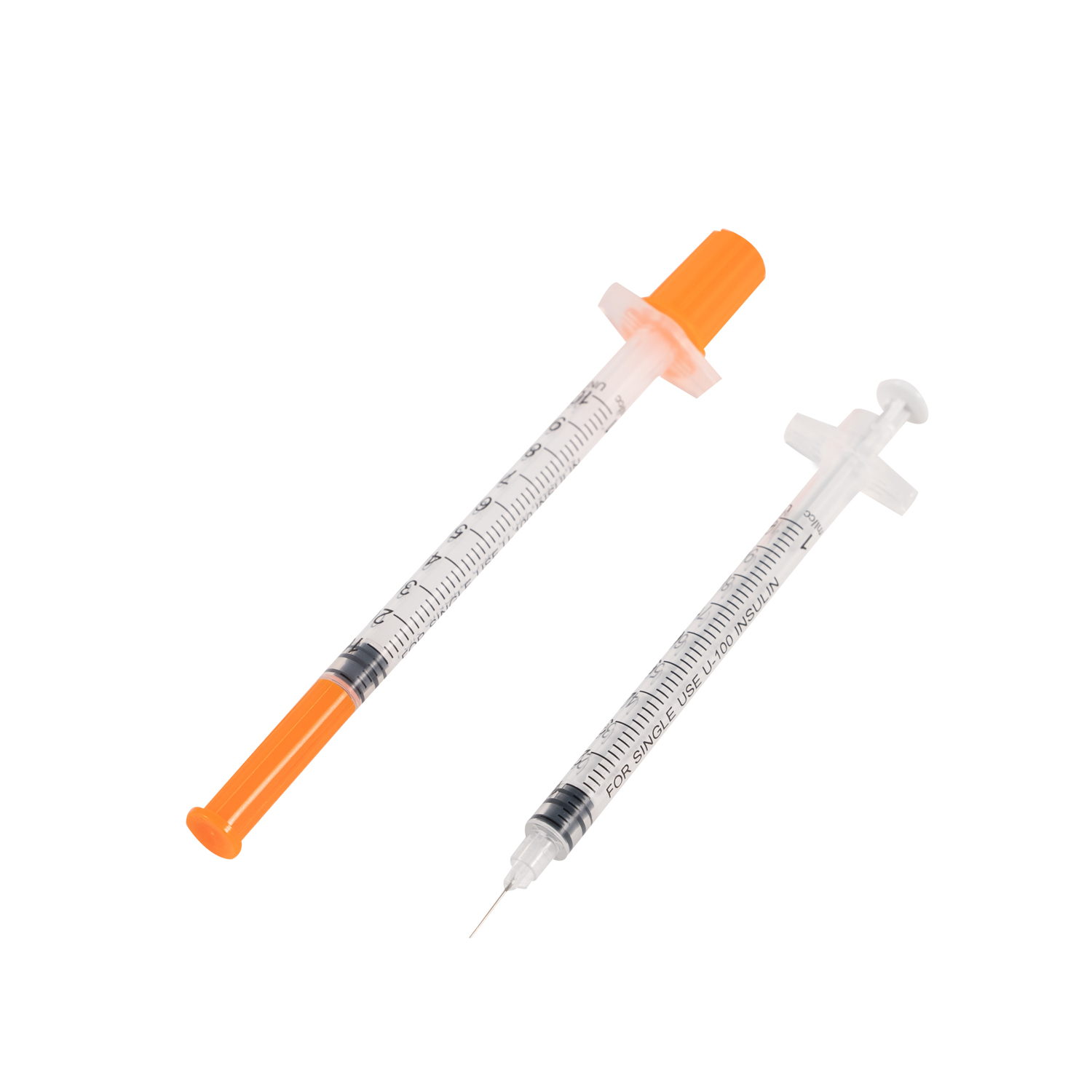 Jednorazowa strzykawka do insuliny z ustalonym, sterylnym, indywidualnym opakowaniem o pojemności 0,3 ml/0,5 ml/1 ml Certyfikat CE