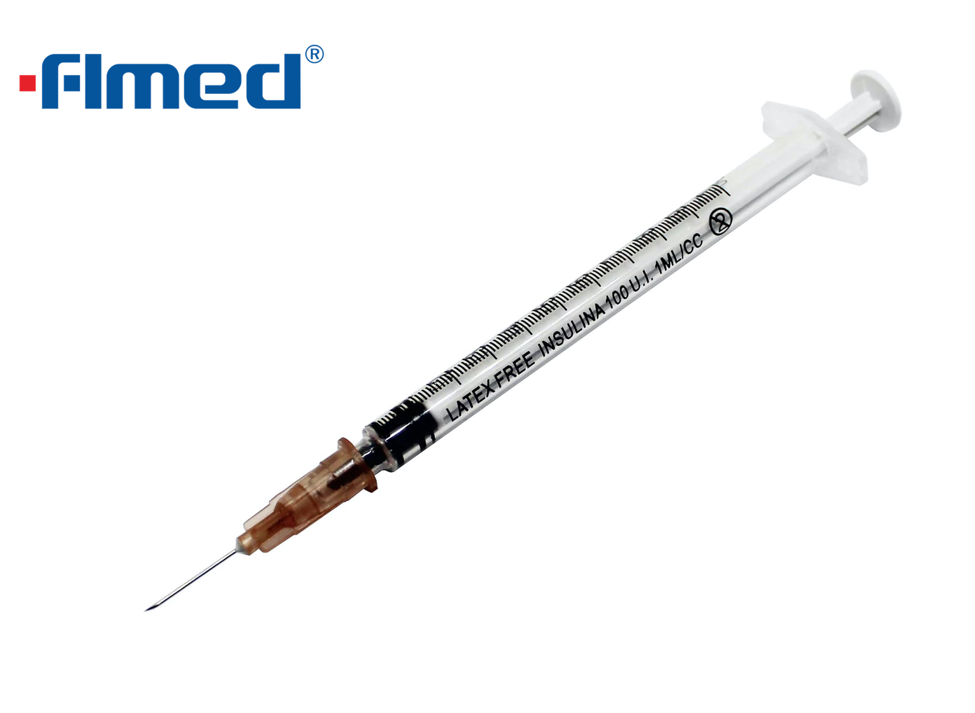 1 ml jednorazowa strzykawka insulinowa z 25G 26G 27G 28G 29G Montowane igły CE oznaczone