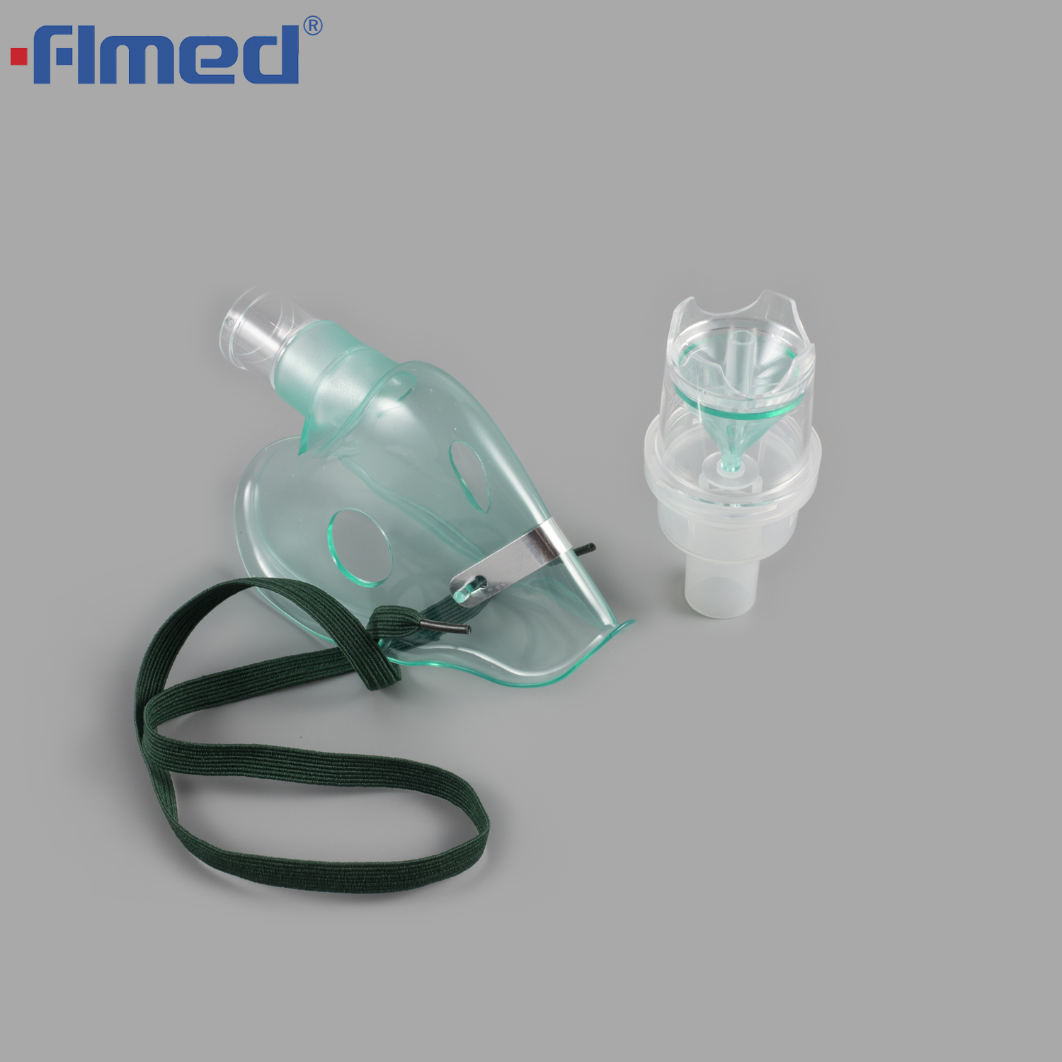 Jednorazowy nebulizator w/pediatryczna maska ​​kolca i 7 'rurka (każda)