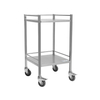 Clinicart Stainrans Medical Instrument Trolley 500X500X900MM 